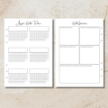 Sunday Series - Habit Tracker & Reflections