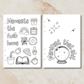Sunday Series - Adult Colouring In