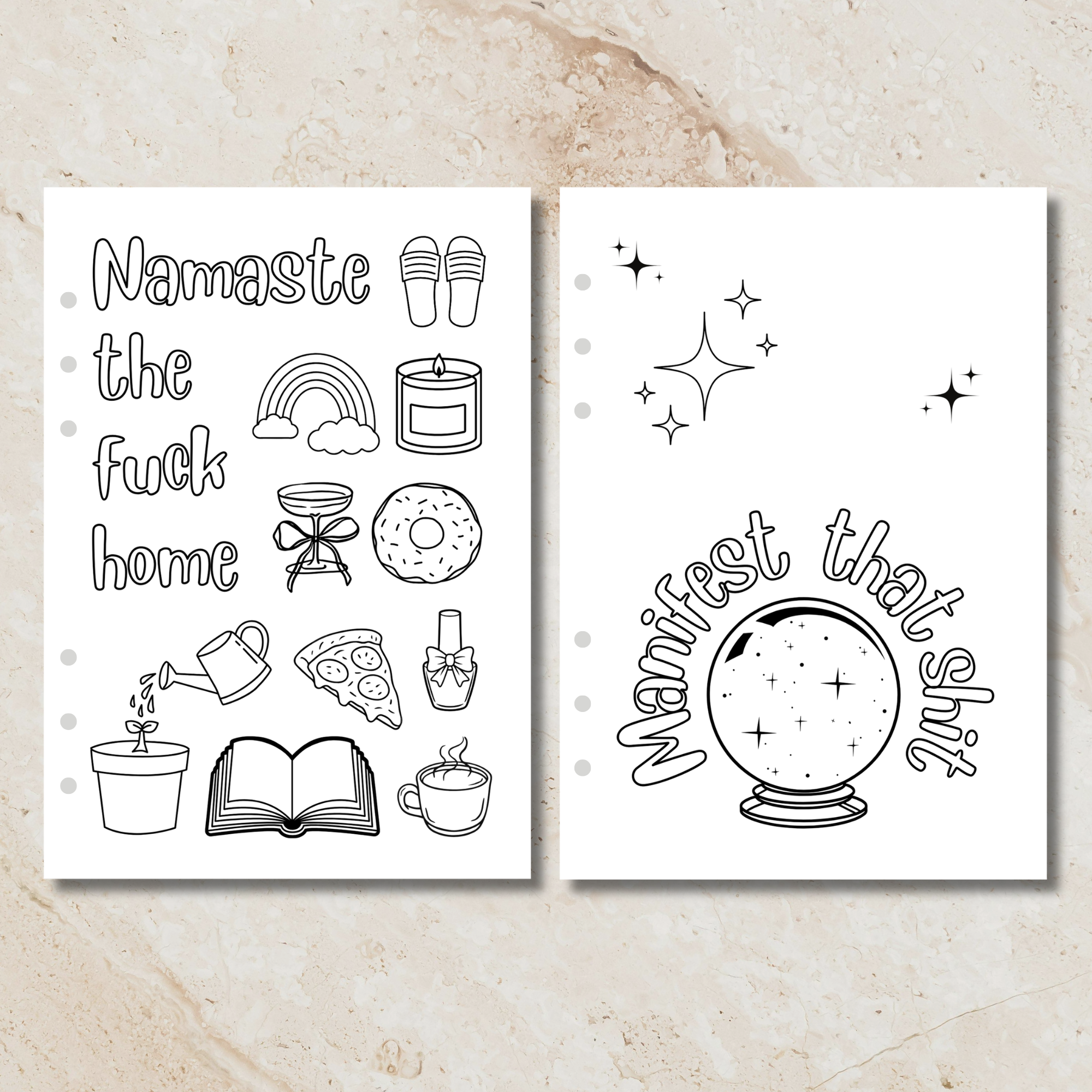 Sunday Series - Adult Colouring In