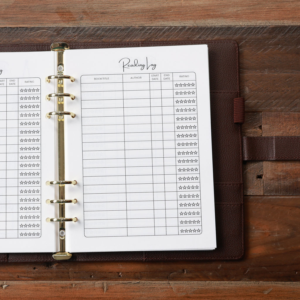 Sunday Series - Reading Log