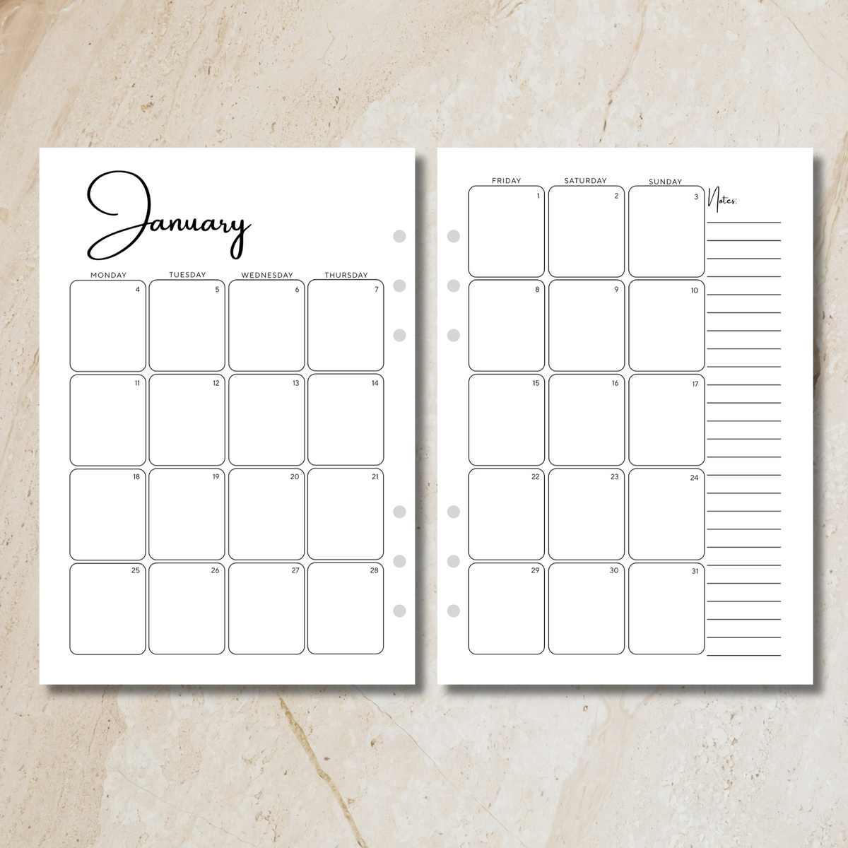 Sunday Series - Monthly Calendar Spreads