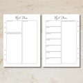 Sunday Series - Meal Planner