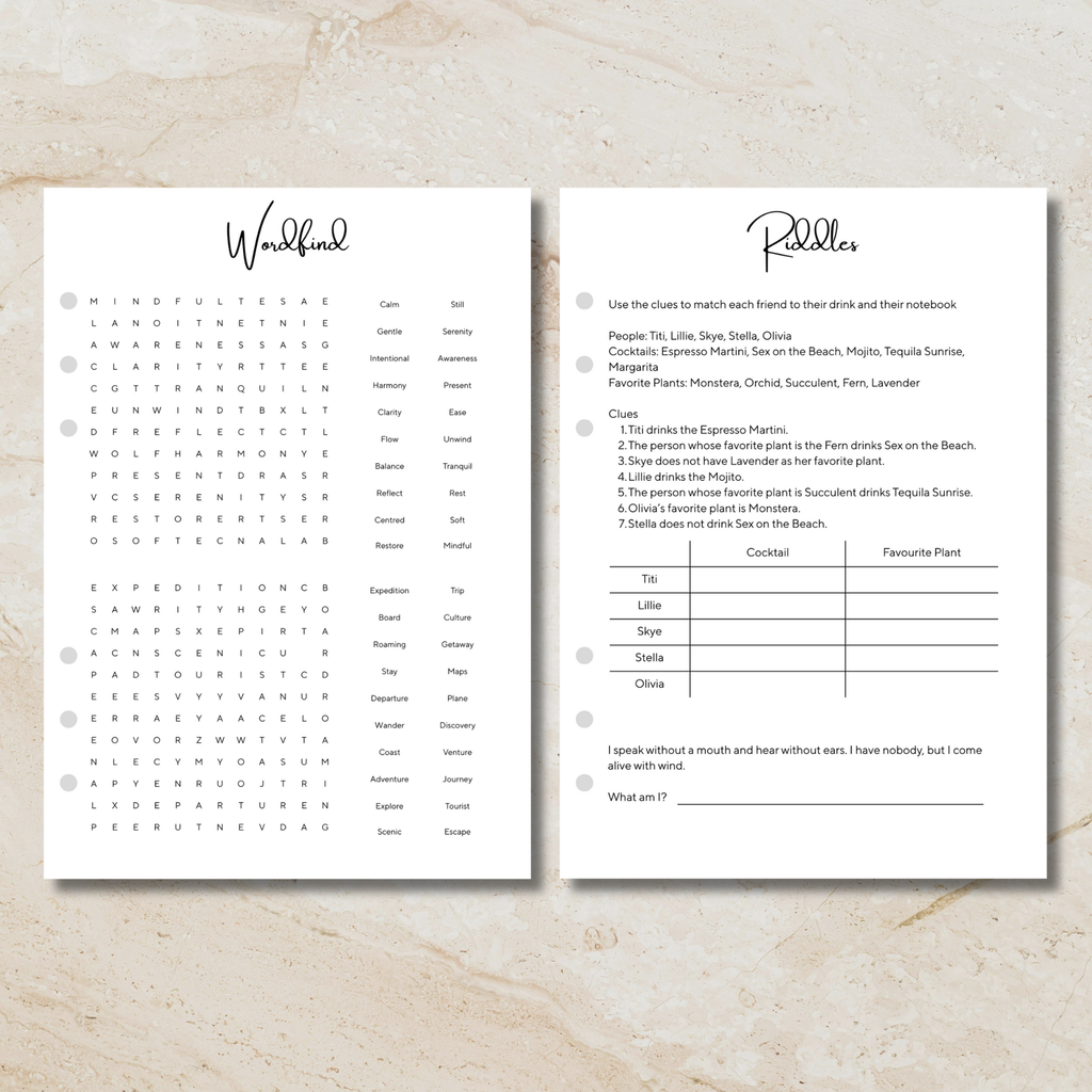 PRE-ORDER: Sunday Series - Puzzles