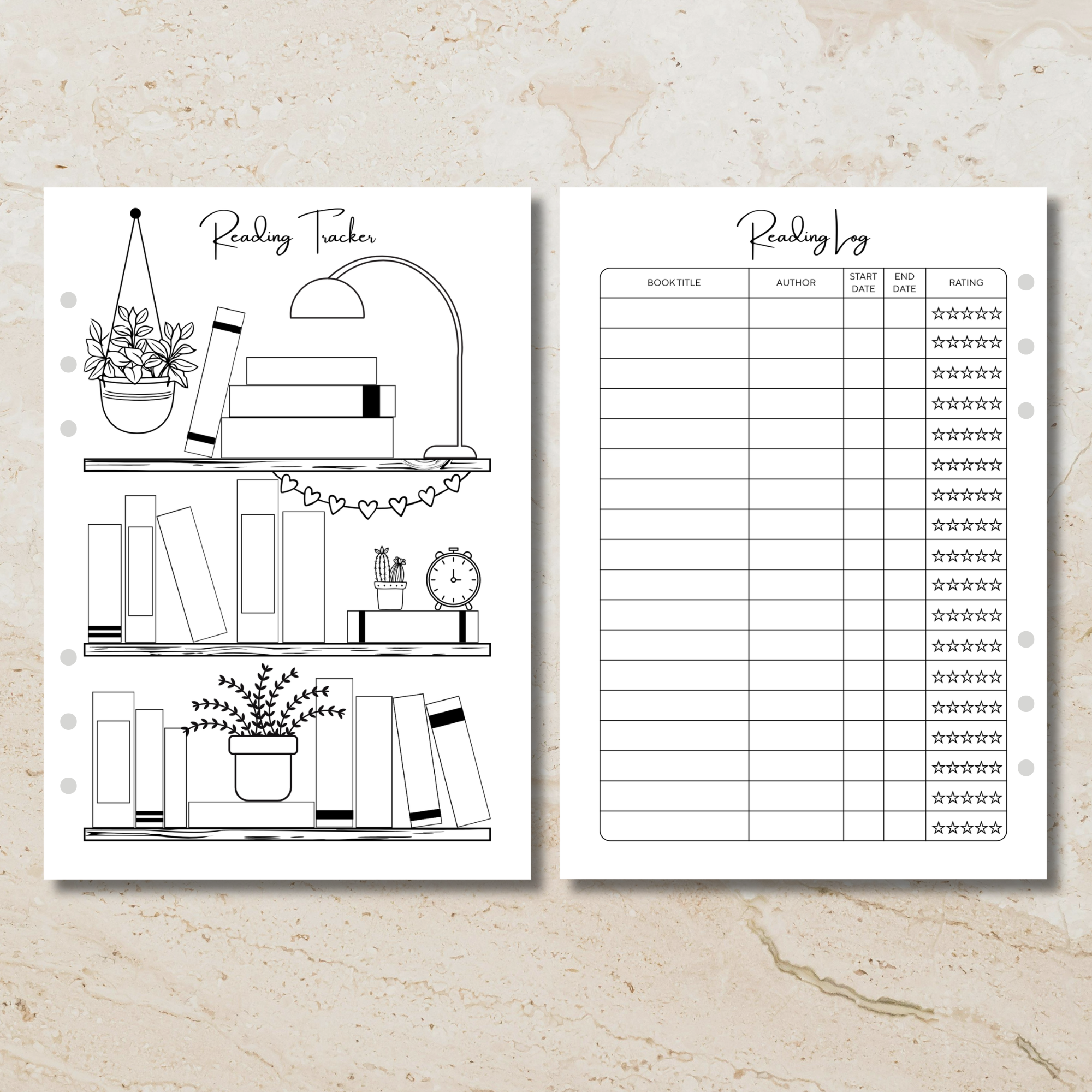 Sunday Series - Reading Tracker
