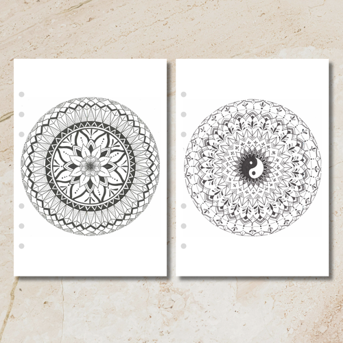Sunday Series - Mandala Colouring In